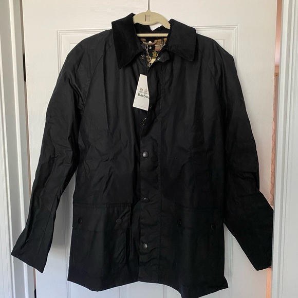 Mens black Barbour jacket, size medium, new with tags - Picture 1 of 2